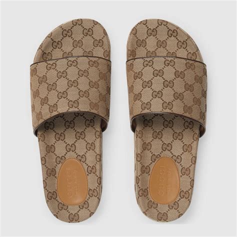 chinelo slide masculino gucci|gucci slide sandals for men.